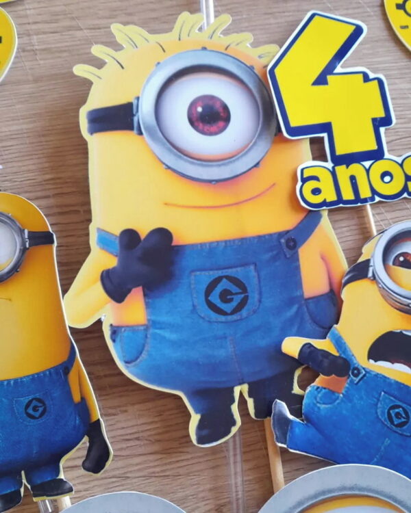 Topo de Bolo Minions - Image 5