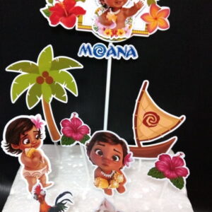 Topo de bolo Moana Baby - arquivo digital