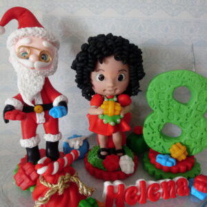 Topo de Bolo Natal da Helena