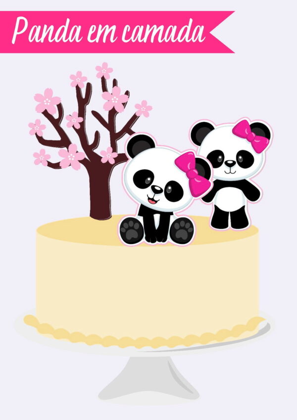 Arquivo Topo de Bolo - Panda