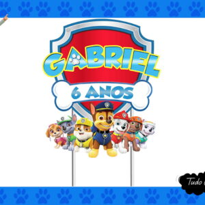 Topo de Bolo Patrulha Canina