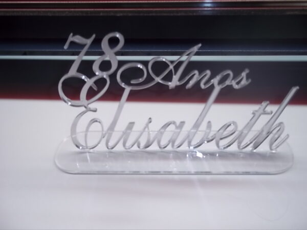 Topo de bolo personalizado