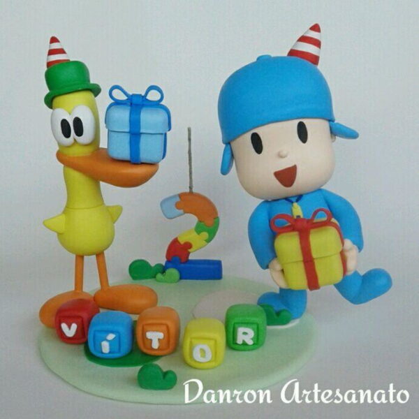 Topo de bolo Pocoyo