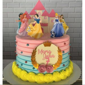 Topo de Bolo Princesas 3- Arquivo de Corte