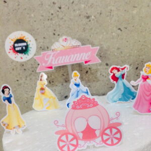 Topo de Bolo Princesas (arquivo de Corte) 4 Por 10,00