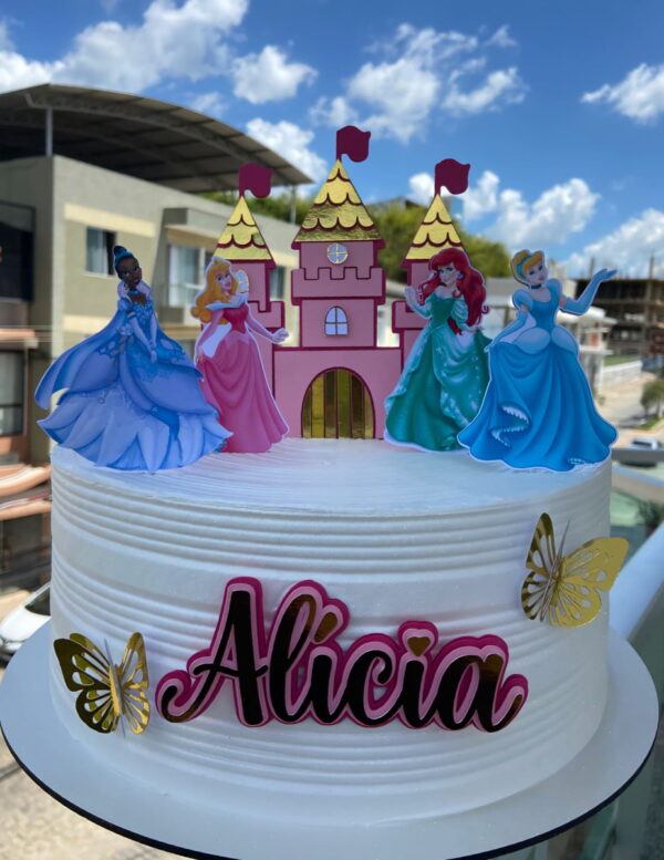 Topo de Bolo Princesas [ Arquivo de Corte]