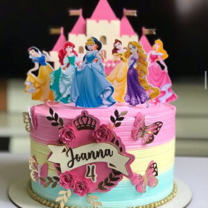 Topo de Bolo Princesas Disney - Arquivo de Corte Silhouette