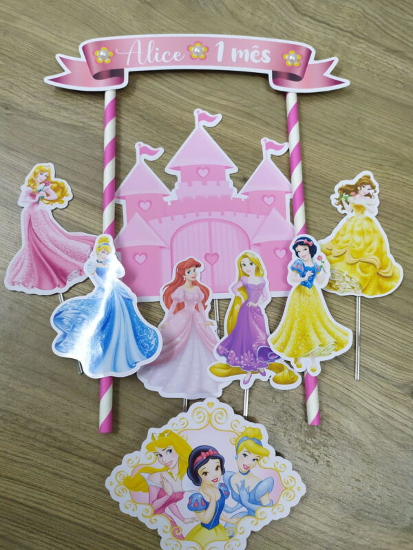 Topo de bolo Princesas - Image 2