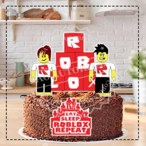 TOPO DE BOLO ROBLOX 10 - ARQUIVO DIGITAL