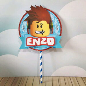 Topo de Bolo ROBLOX 4+4 ARQUIVOS A SUA ESCOLHA