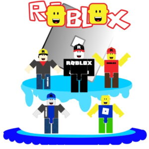 Topo de Bolo Roblox 5 + 4 Arquivos a Sua Escolha