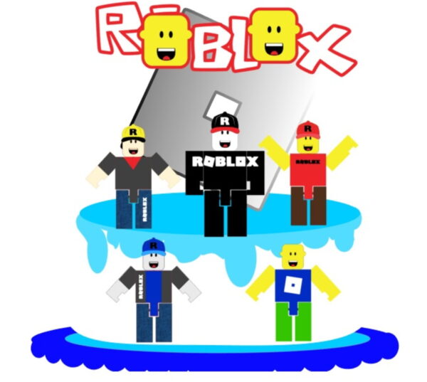 Topo de Bolo Roblox 5 + 4 Arquivos a Sua Escolha