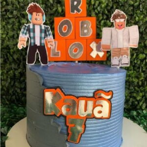 TOPO DE BOLO ROBLOX - ARQUIVO DE CORTE