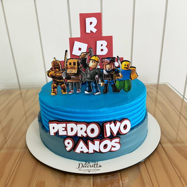 Topo de Bolo Roblox - Arquivo de Corte