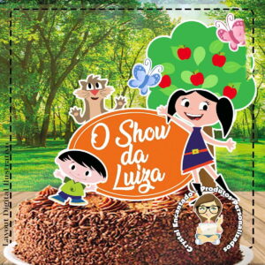 Topo de Bolo Show da Luna - Ref 4935 Arquivo Digital