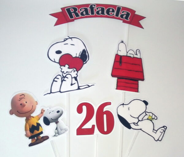 Topo de Bolo Snoopy - Image 2