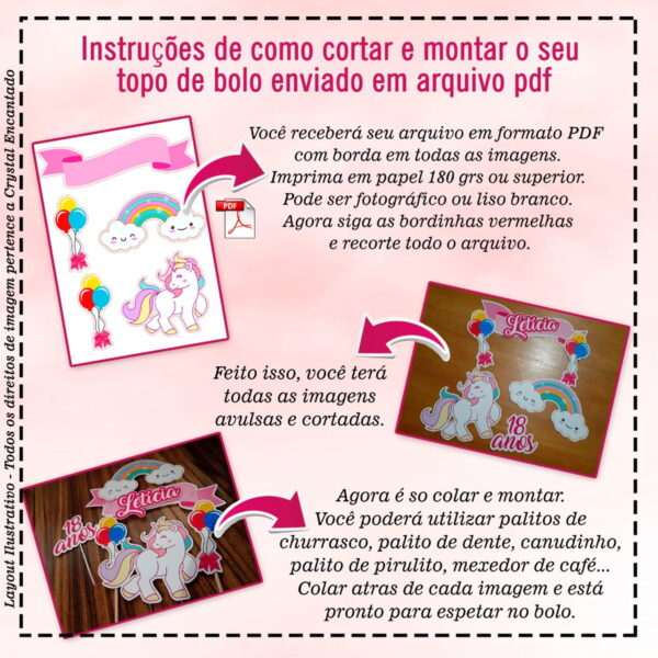 Topo de Bolo Spider Gwen - Ref 1475 Arquivo Digital - Image 3
