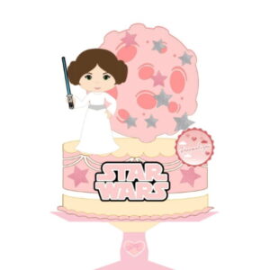 Arquivo Topo de Bolo - Star Wars Princesa Leia