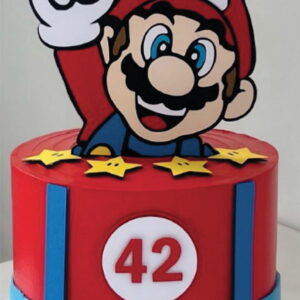 Topo de Bolo Super Mario Arquivo de Corte