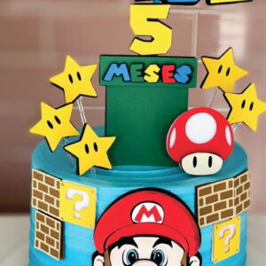 Topo de Bolo Super Mario Arquivo de Corte