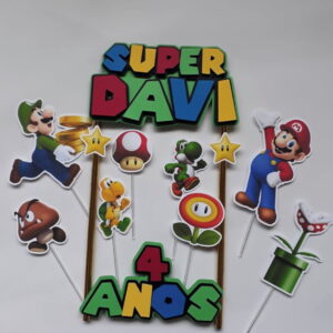 ARQUIVO DE CORTE TOPO DE BOLO SUPER MARIO