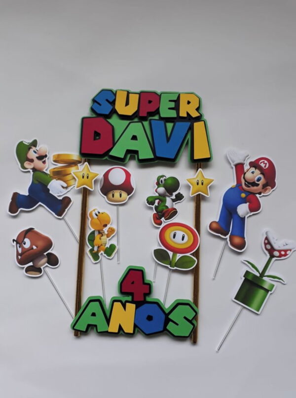 ARQUIVO DE CORTE TOPO DE BOLO SUPER MARIO