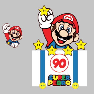 Topo de Bolo Super Mario