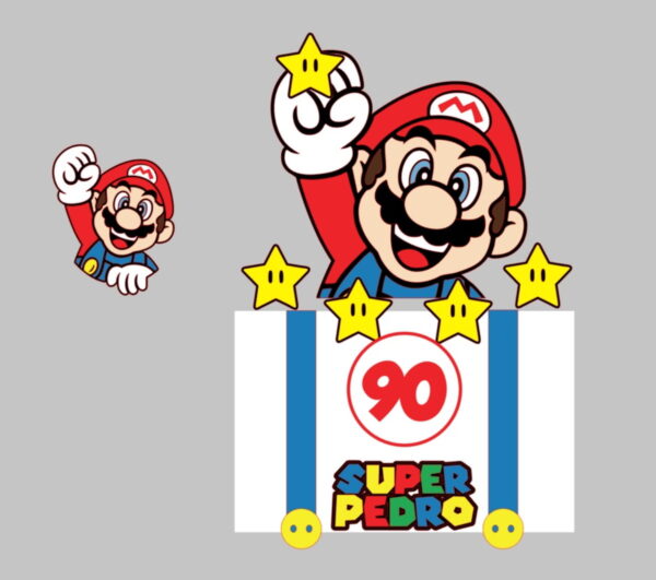 Topo de Bolo Super Mario
