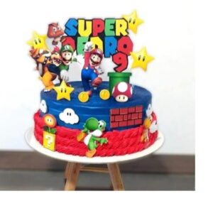 Arquivo de corte Topo de bolo - Super Mario