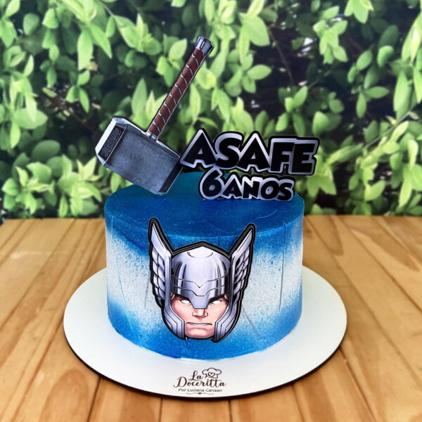 Topo de Bolo Thor - Arquivo de Corte
