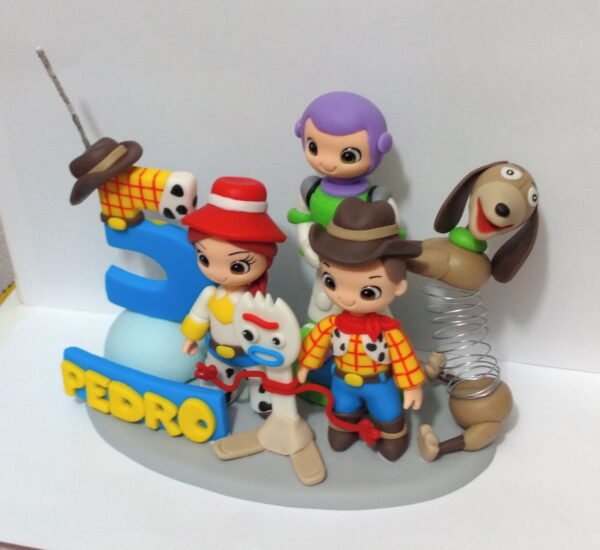 Topo de Bolo Cenário de Biscuit - Image 2