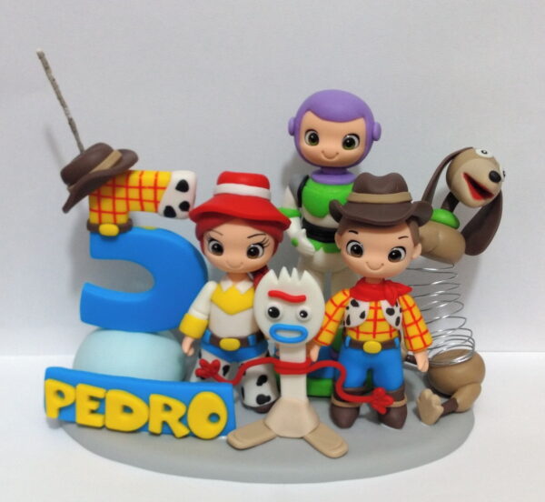 Topo de Bolo Cenário de Biscuit - Image 5