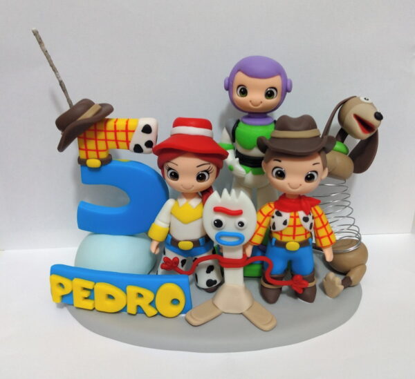 Topo de Bolo Cenário de Biscuit - Image 4