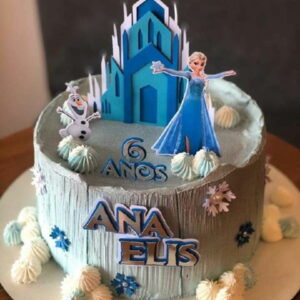 Arquivo de Corte -topo de Bolo Castelo Frozen