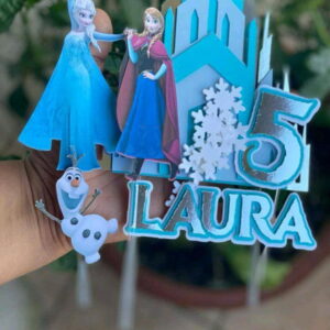 Topo Frozen Lux + 4 Arquivos a Sua Escolha