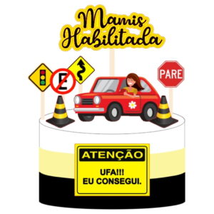 Topo Habilitada - Arquivo de Corte Silhouette (cód. T558)