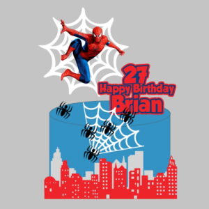 Topo Homem Aranha - Arquivo de Corte Silhouette (cód. T048)
