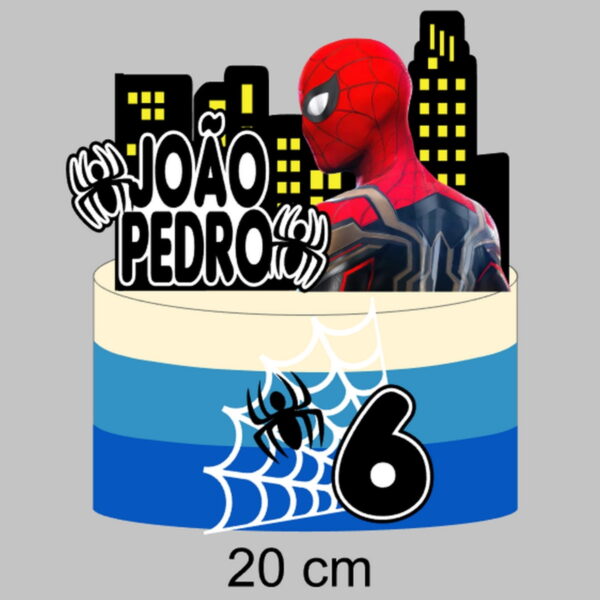 Topo Homem Aranha - Arquivo de Corte Silhouette (cód. T154) - Imagem 2