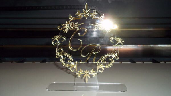 Topos de bolo Monogramas - Imagem 2