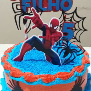 Arquivo de Corte Topo de Bolo Homem Aranha