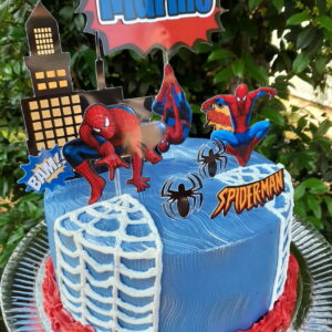 Pague 1 e Leve 3 Topo de Bolo Homem Aranha Cód.002